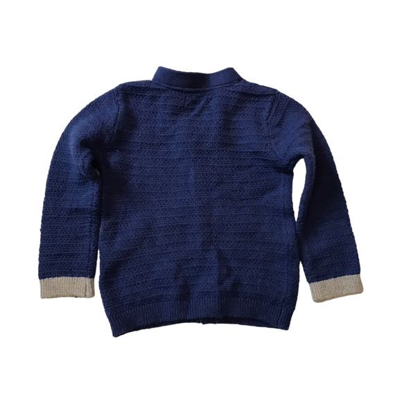 Baby Boden Navy Knit Cardigan Sweater 12-18M - Picture 2 of 4